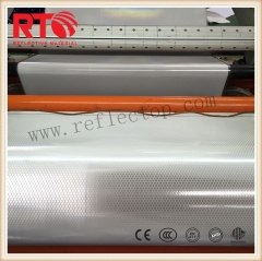 Soft Prismatic reflective sheeting for printing