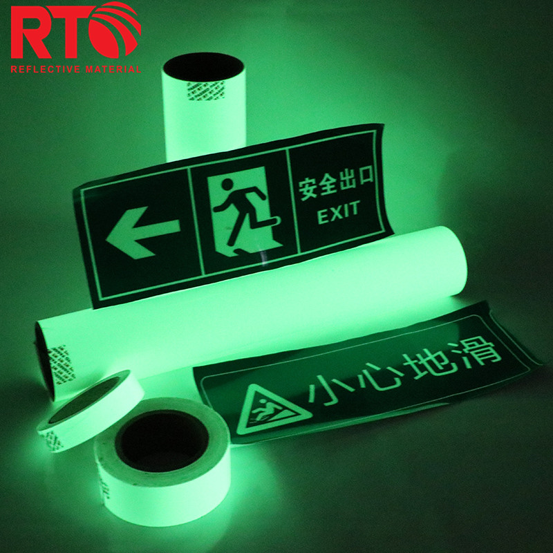 Glow in the Dark Reflective Film for Safety Sign