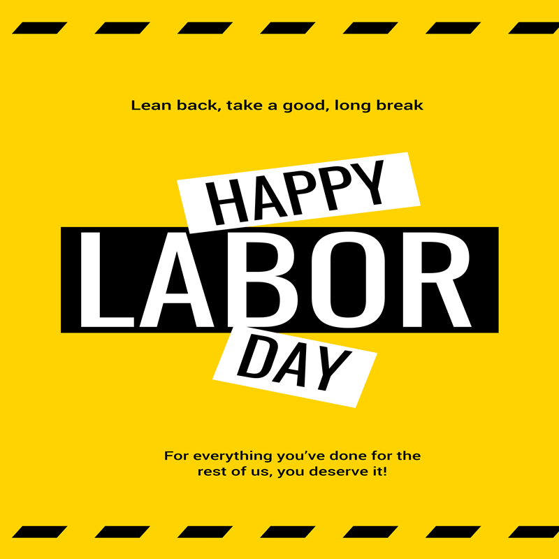 Notice of May Day Labor Day Holiday